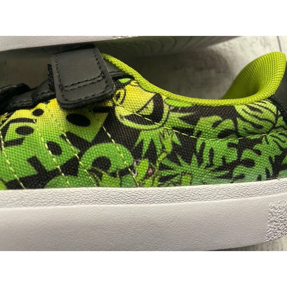 Kermit the Frog Muppets Adidas Boy Girl Shoes, Size Youth 2